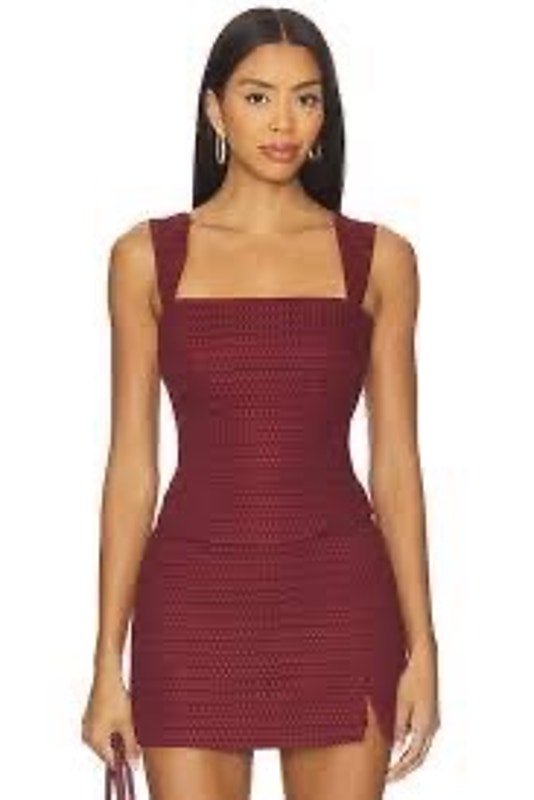 Amanda Uprichard Cerrone Tweed Top Russet Xs Nwt
